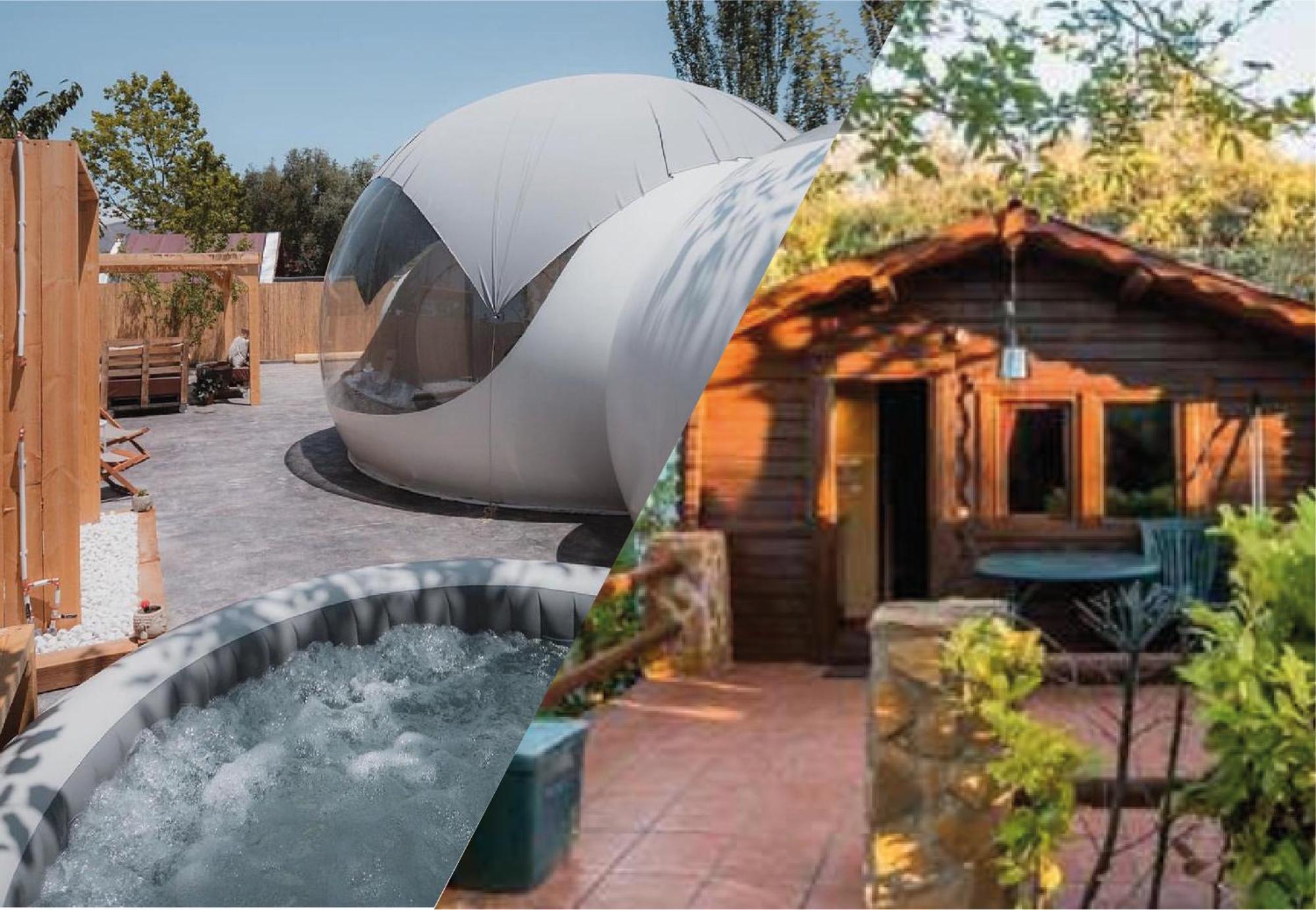 Fuente Del Lobo Glamping & Bungalows - Adults Only Pinos Genil Dış mekan fotoğraf